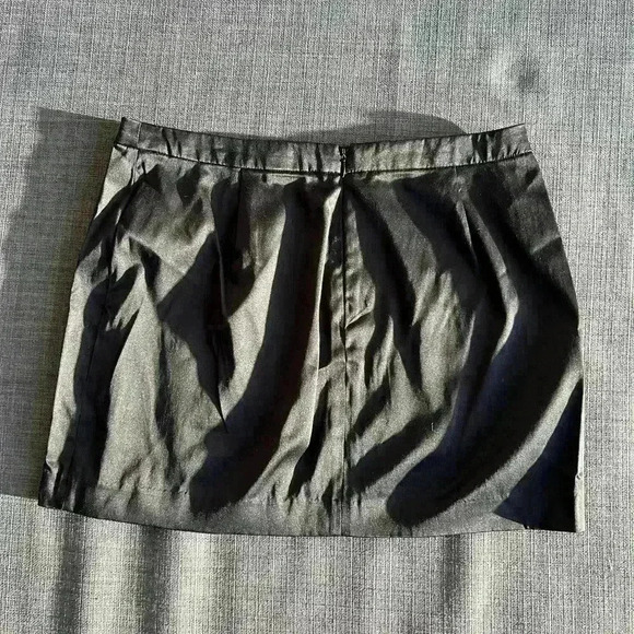 Vintage Forever 21 Women’s Black Straight Grunge Punk Goth Mini Skirt Small - Picture 4 of 13